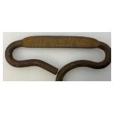 Vintage Wooden Fruit Crates And Ice Tongs