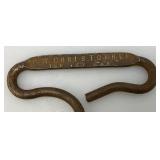 Vintage Wooden Fruit Crates And Ice Tongs