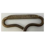 Vintage Wooden Fruit Crates And Ice Tongs