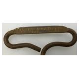 Vintage Wooden Fruit Crates And Ice Tongs