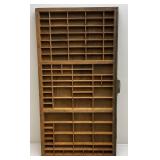 16 1/2" x 21 3/4" And 16 5/8" x 31 1/4" Vintage Wooden Printers Trays