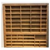 16 1/2" x 21 3/4" And 16 5/8" x 31 1/4" Vintage Wooden Printers Trays