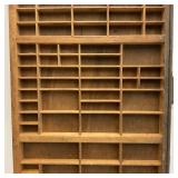 16 1/2" x 21 3/4" And 16 5/8" x 31 1/4" Vintage Wooden Printers Trays