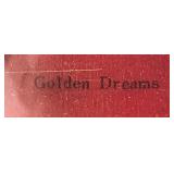 1955 24" x 30" Framed Behind Glass Miss Monroe "Golden Dreams" Calendar