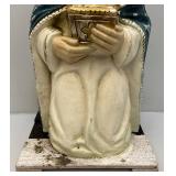 32" Wiseman Blow Mold With Wood Base