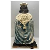 32" Wiseman Blow Mold With Wood Base