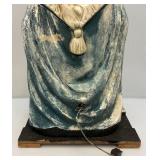 32" Wiseman Blow Mold With Wood Base