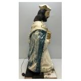 32" Wiseman Blow Mold With Wood Base