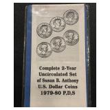 Susan B. Anthony Dollar Set