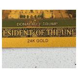 24K Gold Foil $1,000,000 Trump Notes