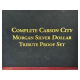 Morgan Carson City Silver Dollar Tribute Set