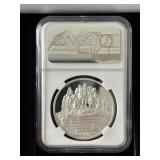 2020 Cook Islands Silver $5 Dollar Mayflower Voyage NGC PL70