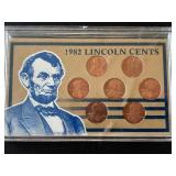 1982 Lincoln Cents