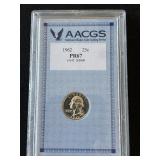 1962 Washington Quarter Proof AACGS PR67