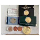 Gold Layered Replica Coins and Copper Rounds