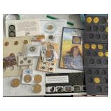 Coins, Medallions, Gold Flakes