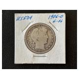 1906-O Barber Half Dollar