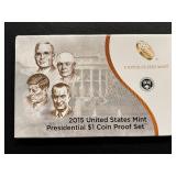 2015 Presidential Dollar Proof Set