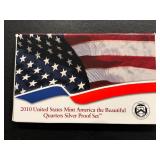 2010 America the Beautiful Silver Quarter Proof Set