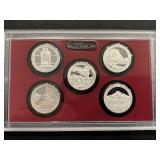 2010 America the Beautiful Silver Quarter Proof Set