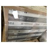 Pallet of MSI Terrado Manufactured Stacked Stone Veneer Boxed Panels