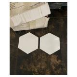 18 Plus 1 Partial Boxes of Terratinta 17.3x15 Hexa Wall Lemon Sorbet Glossy Ceramic Tiles