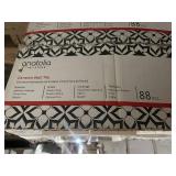 31.98 Square Feet of Anatolia Ceramic Wall Tile Patterned Boxes, Approx. 88 Pieces