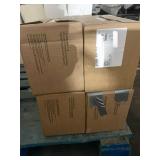 50 Square Feet of Aladdin 6x6 Inch White Ceramic Wall Tiles in 4 Boxes