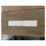 50 Square Feet of Aladdin 6x6 Inch White Ceramic Wall Tiles in 4 Boxes