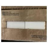 50 Square Feet of Aladdin 6x6 Inch White Ceramic Wall Tiles in 4 Boxes