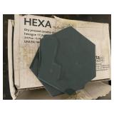 Terratinta Green Echo Glossy Hexagon Ceramic Wall Tiles, 4 Boxes