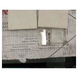 Daltile 4x4 Inch White Ceramic Tiles, 2 Boxes