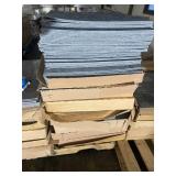 Lot of 168 Commercial Carpet Tiles 24x24 Inch Geometric Pattern