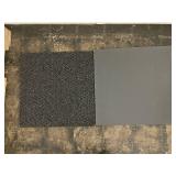 Lot of 9 Commercial Gray Carpet Tiles 24 Inch by 24 Inch