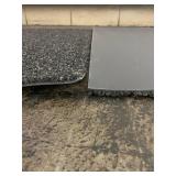 Lot of 9 Commercial Gray Carpet Tiles 24 Inch by 24 Inch