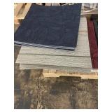 Assorted Commercial Carpet Tile Squares - Mixed Colors and Patterns