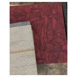 Assorted Commercial Carpet Tile Squares - Mixed Colors and Patterns