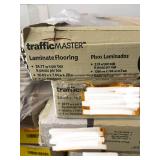 483.4 Square Feet of TrafficMaster Lakeshore Pecan Stone Laminate Flooring, 7mm, Multiple Boxes