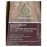 Bennett Valley Oak Waterproof Laminate Wood Flooring, 12mm 111.58 Square Feet