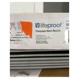 175.14 Square Feet of LifeProof High Traffic Rigid Core Vinyl Plank Flooring, Champagne Beach Wood XL, Multiple Cases