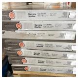 7 Boxes TrafficMaster Carrara Marble Peel & Stick Vinyl Tile, 12x24 in