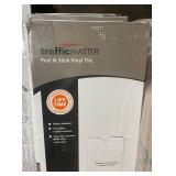 7 Boxes TrafficMaster Carrara Marble Peel & Stick Vinyl Tile, 12x24 in