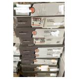 Lot of 9 Boxes TrafficMaster Grey Wood Parquet Peel and Stick 12x12 Tiles