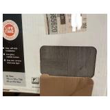 Lot of 9 Boxes TrafficMaster Grey Wood Parquet Peel and Stick 12x12 Tiles