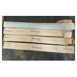 Johnsontite Wall Base Vinyl Trim, 4 Boxes of 16
