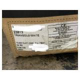 Lot of Equipe Triangolo White Ceramic Wall Tiles, 5 Boxes