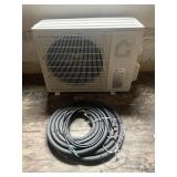 Split Type Air Conditioner Outdoor Unit with Line Set