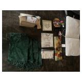 Home Decor and Accessories Assortment Including Art, Pillows, Rugs, and Decor Items