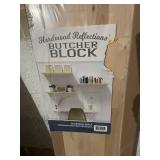 Hardwood Reflections Butcher Block Unfinished Birch Floating Shelf