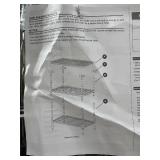 Metal Wire 4-Shelf Storage Rack with Adjustable Shelves